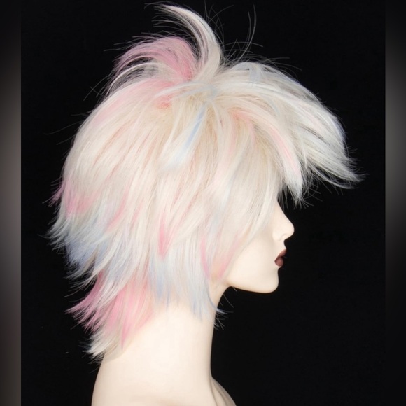 BARBIE THE MOVIE : WEIRD BARBIE HALLOWEEN COSTUME DRESS - ADDED A WIG ! - - Picture 6 of 8